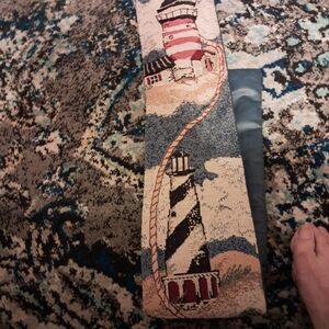 Lighthouse Wall Accent Banner Beachy Vibe